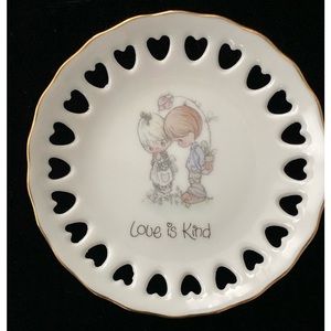 Vintage Precious Moments “Love is Kind” Trinket Dish